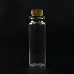 1ml 2ml 10ml 20ml 30ml Mini Clear Wishing Message Glass Bottles Vials With Cork