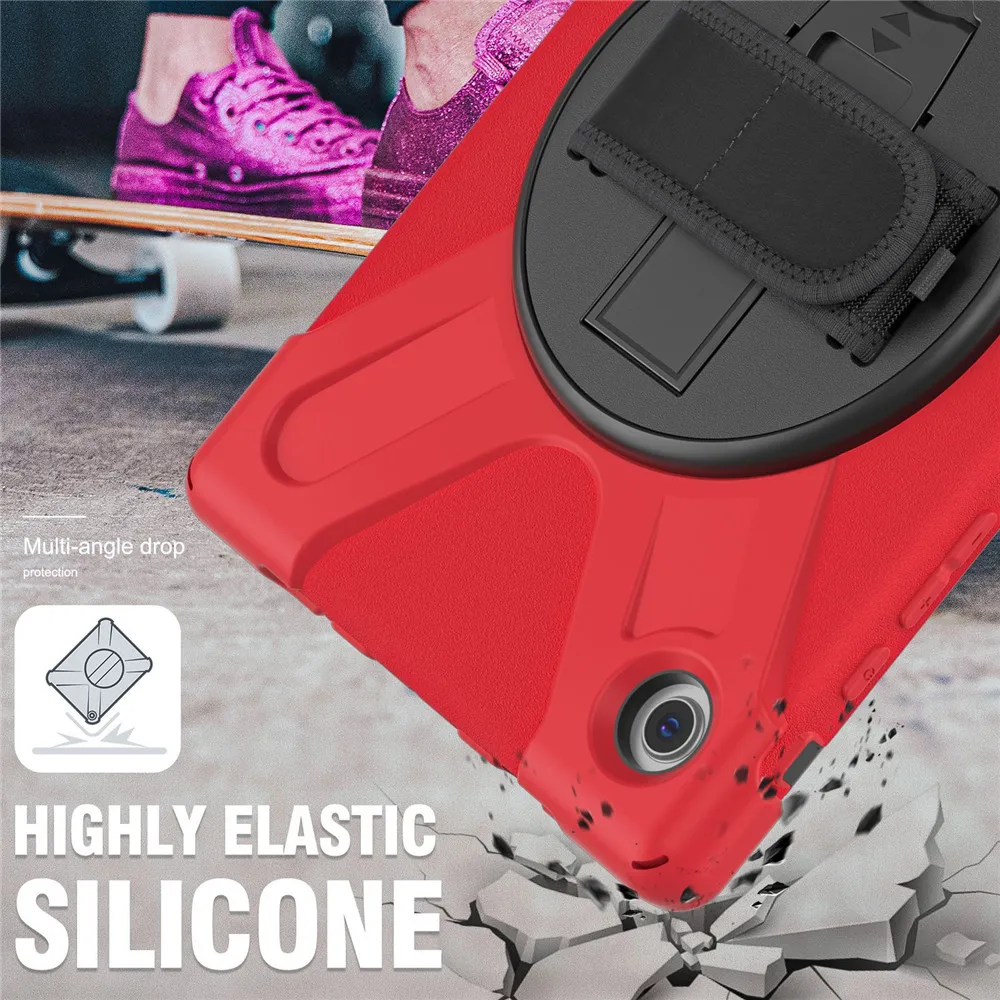 Tablet Cover Case for Samsung Galaxy Tab A8 10.5 Inch 2022 SM-X200/SM-X205 Case with Stand Hand Shoulder Strap