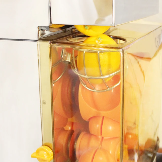 2000E-4S универсальная автоматическая соковыжималка для апельсинового сока коммерческая машина для апельсинового сока для ресторанов