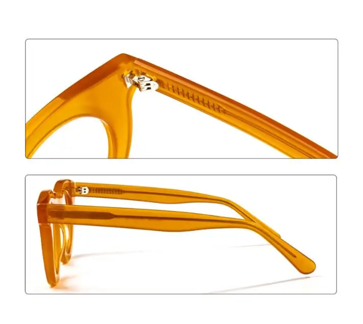 2024 Fashion High Quality Luxury Acetate Thick Round Optical Titanium Eyeglasses Frame Lady Computer Eyewear For Women