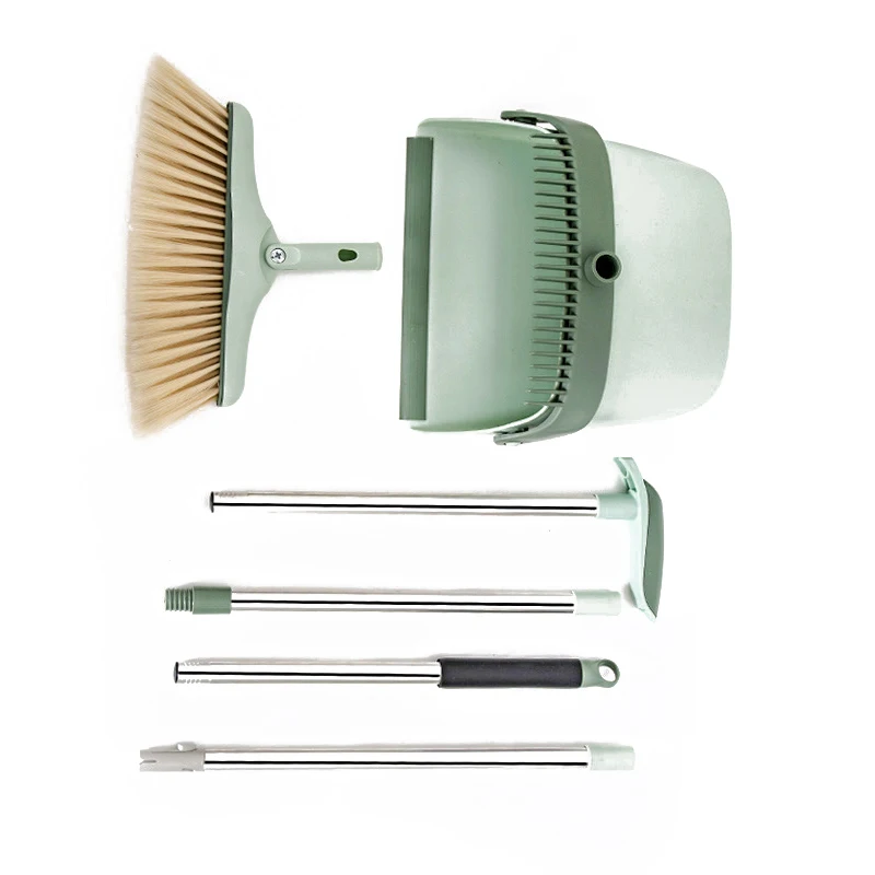 2020 New Design Cleaning Tool Broom And Dustpan Set, Wholesale Sweeping Plastic Brooms