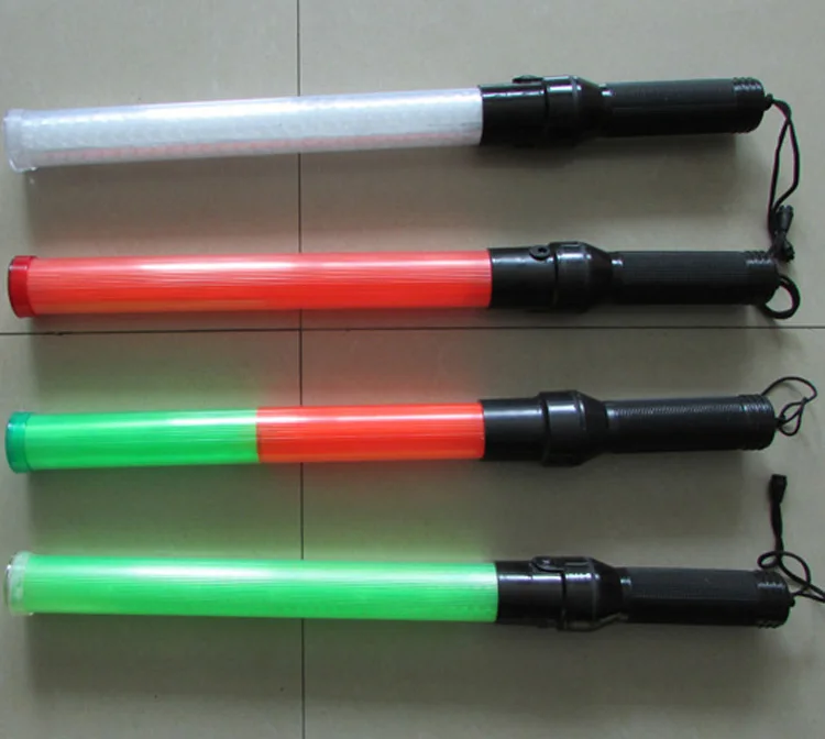 Emergency Rechargeable/Battery Led Strobe Plastic Light Traffic Baton  for Safety