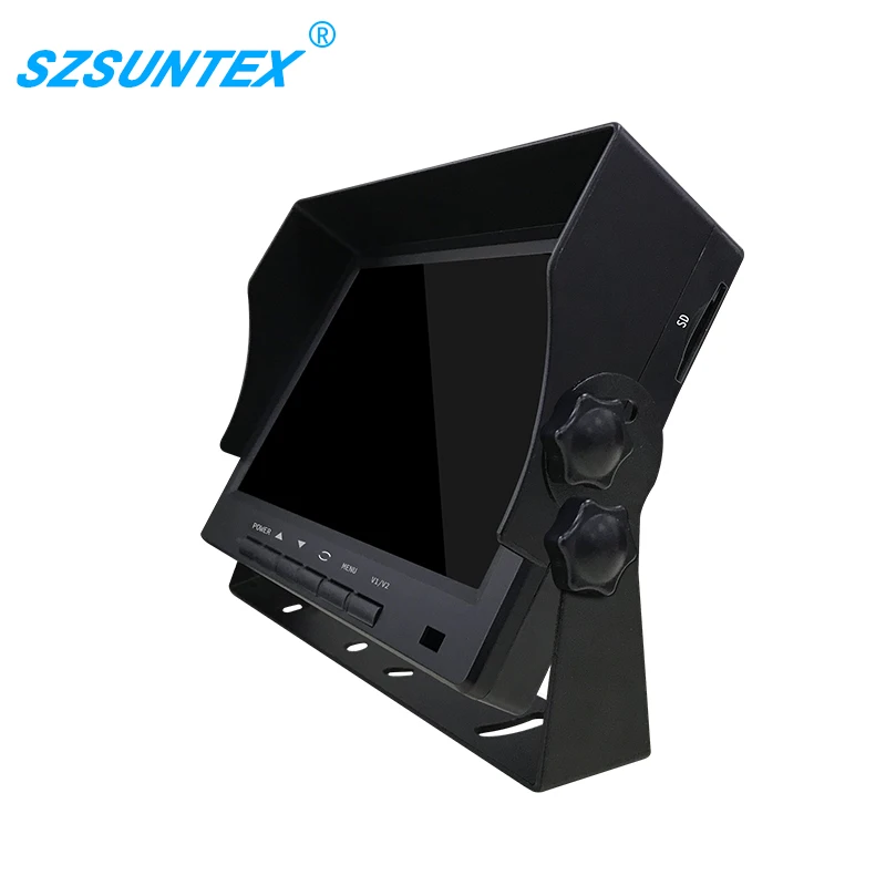 szsuntex 7 Inch TFT LCD Display wholesale Car view Monitor Backup Reverse Screen video camera dvr monitor