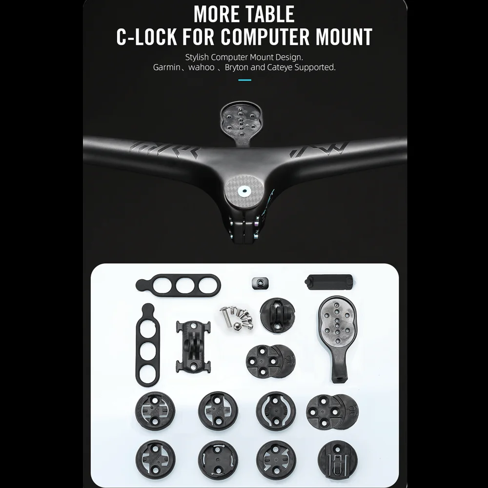 T1000 руль из углеродного волокна интегрированный MTB велосипед рукоятка-17 градусов блок 780*28 6 мм XC пробная DH ENDURO горный велосипедный