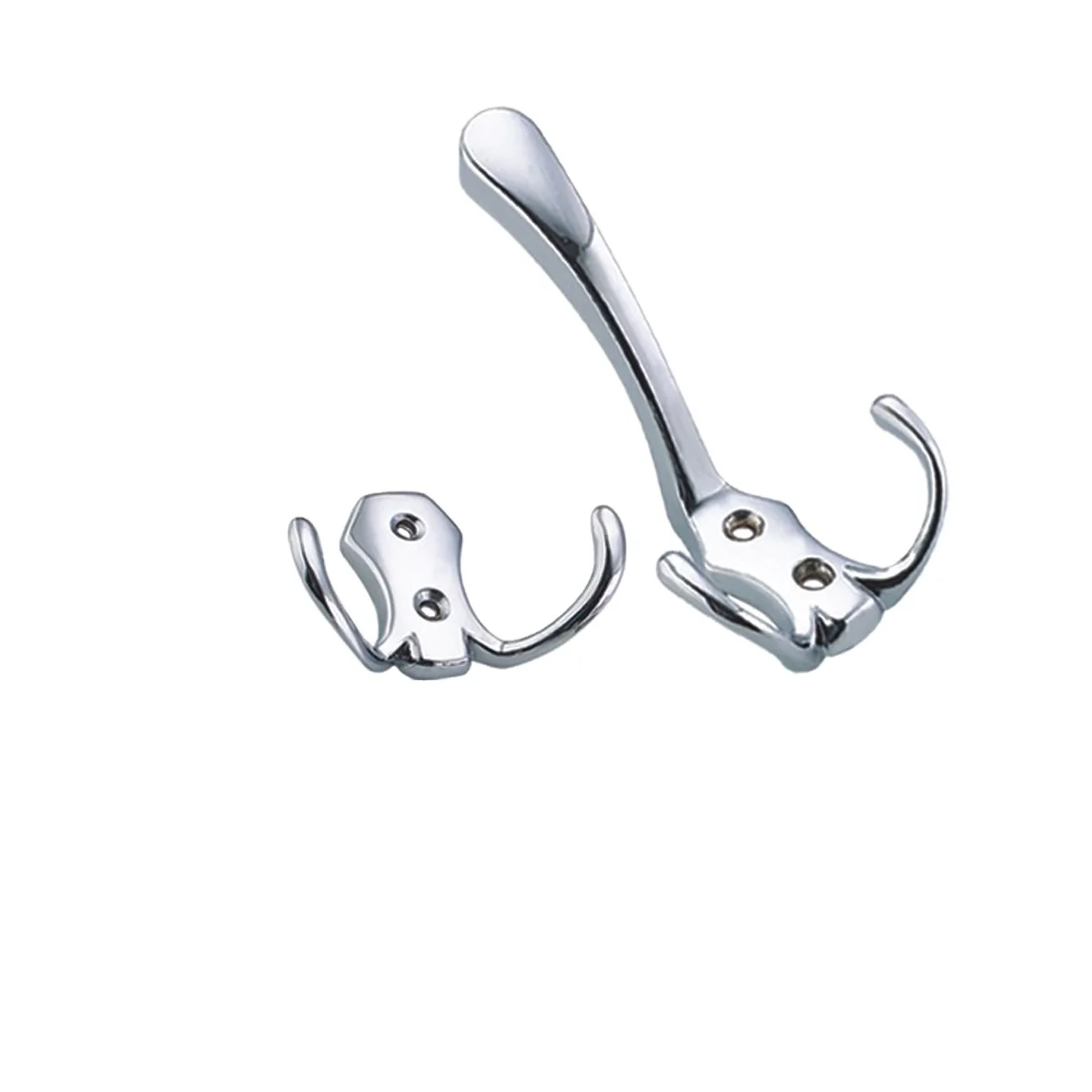 Metal simple towel coat hook wall mount furniture wood hooks rail for clothing 6527