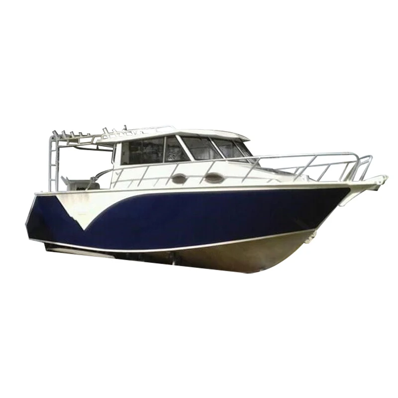 Yacht lifestyle 9.0m cabin hard top with fully enclosed windscreen Aluminium speed boat