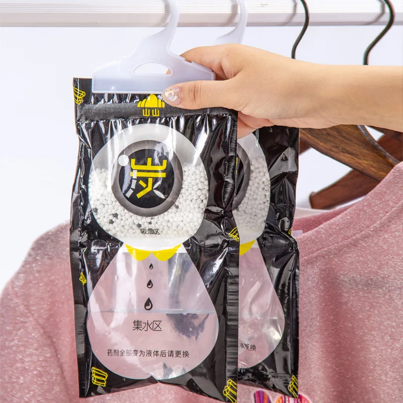 200ML Hanging charcoal Dehumidifier Bag Absober Desiccant For Wardrobe
