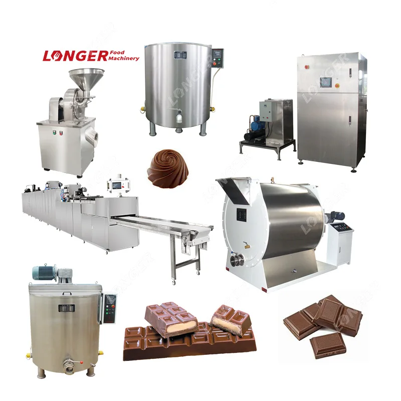 Машина для переработки какао-шоколада LFM, полностью автоматическая машина для производства какао-бобов и шоколада