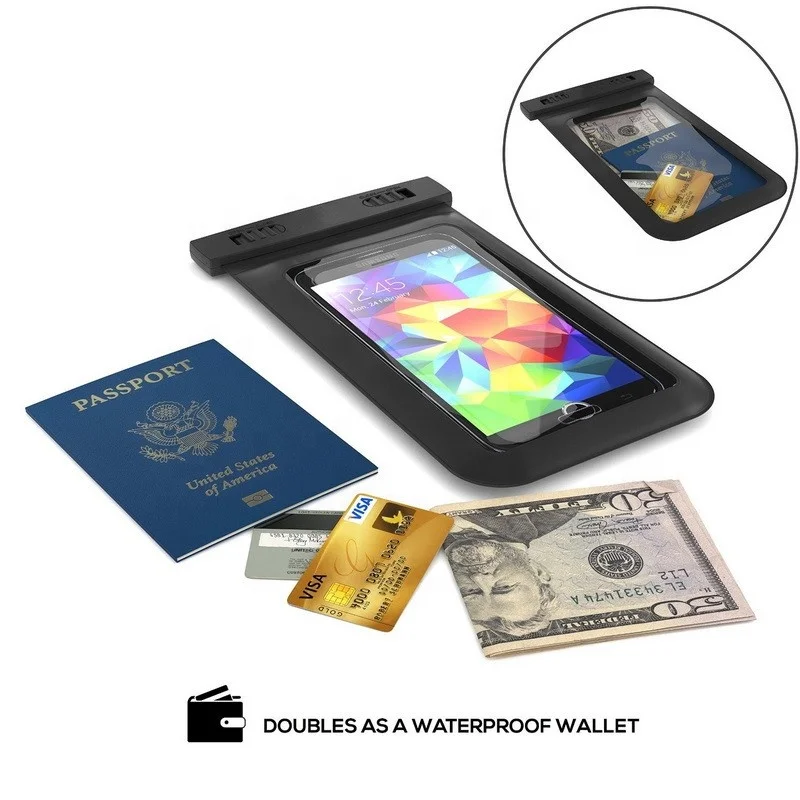 2022 Universal Water Proof PVC Mobile Phone Cases Clear Pouch Waterproof Bag,Water Proof Cell Phone Bag With Lanyard