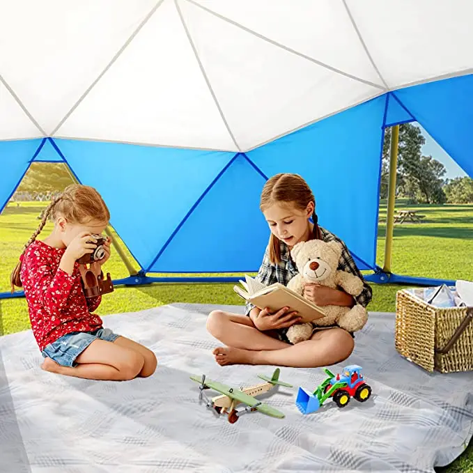 Multi-Size 6-16 FT Outdoor Gym Toy Domes Climber Frame Climbing Dome for Children Play with Swing Tent and Cover Super Fun