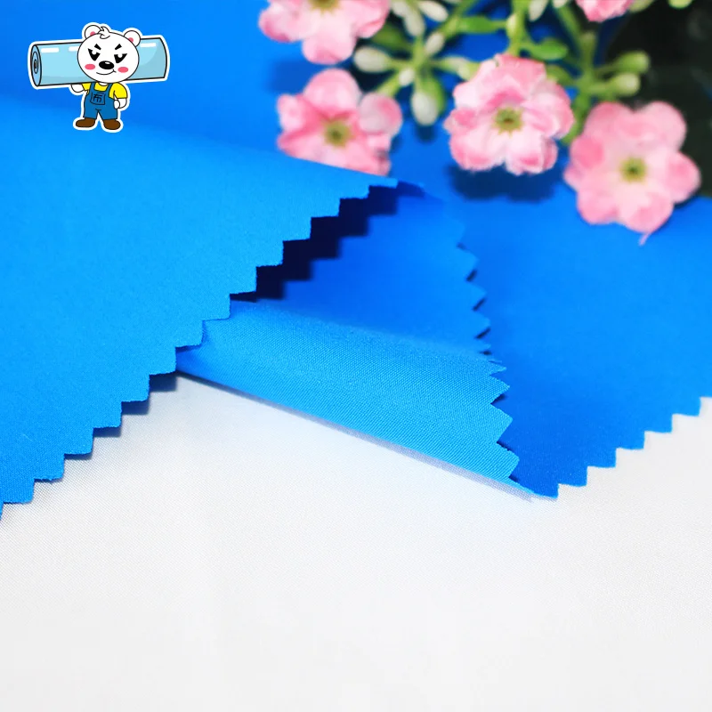 
2021 Hot sale factory first-hand supply 210T recycled polyester plain pongee fabric lining for cloth 