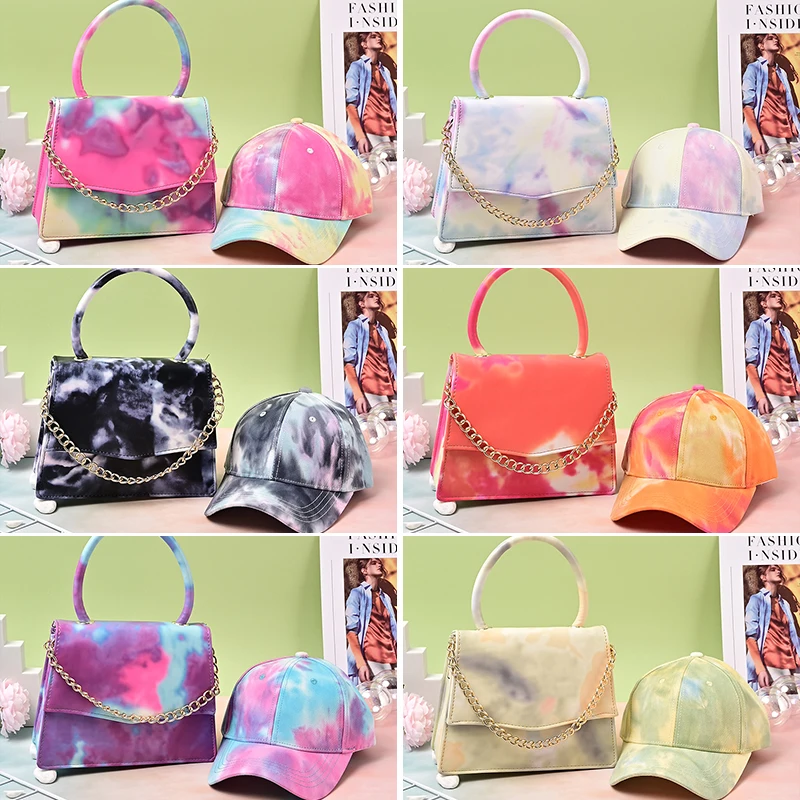 
LA Purse And Bucket Hat Set 2021 Designer Hat And Purse Set Bag Women 