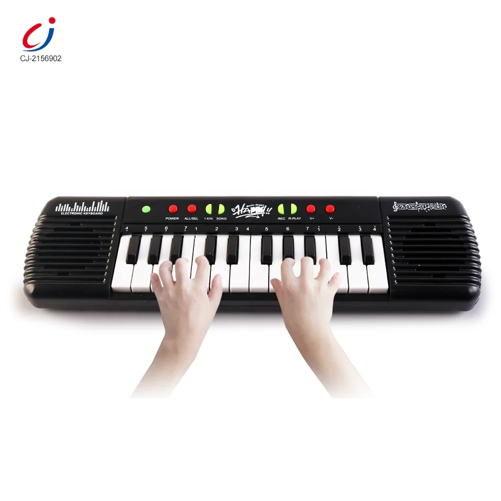 Education plastic 24 keys piano toy electric instrument musical keyboard