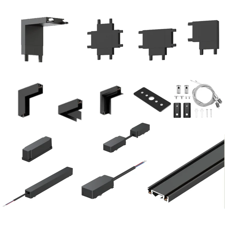 Kyqee Lighting 48V Magnetic Track System Rail Accessories Wholesale Accessories For Magnetic Track Light
