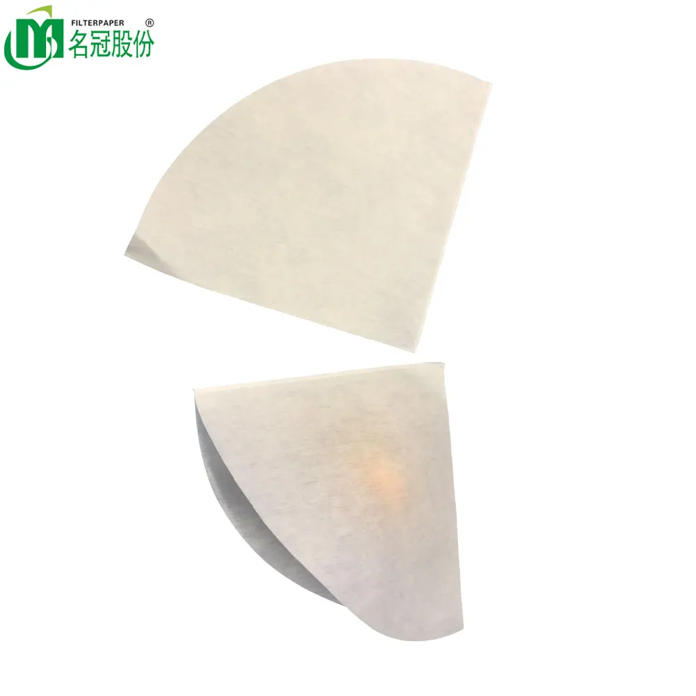 Mingguan nonwoven cooking oil filter paper envelope filter paper with hole one side