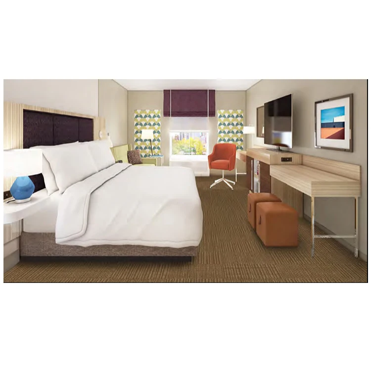 King or Queen Hotel Beds 5 Star Hotel Beds TAISEN Custom Hotel Furniture Set