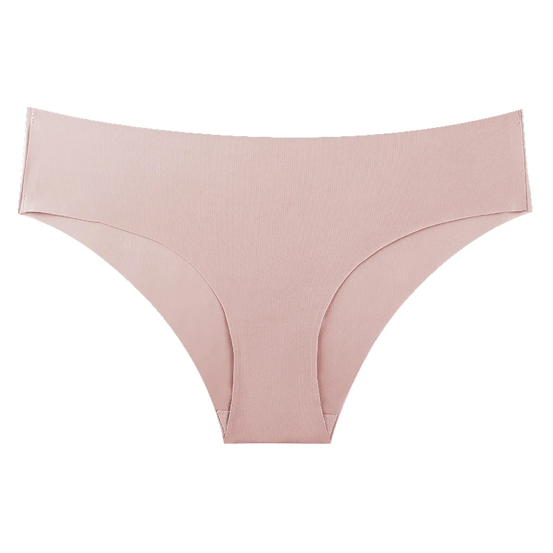 Трусы женские бесшовные однотонные с логотипом