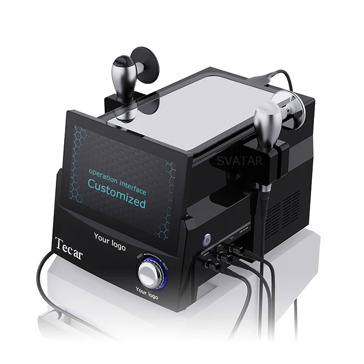 SVATAR tecar therapy physiotherapy tecar physical therapy body shaping face lifting physical recovery 448khz  tecar therapy