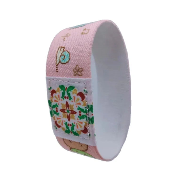 Custom NFC Elastic Fabric Wristband 13.56mhz Ultralight AES for gym/amusement park/exhibition/Cashless Payment
