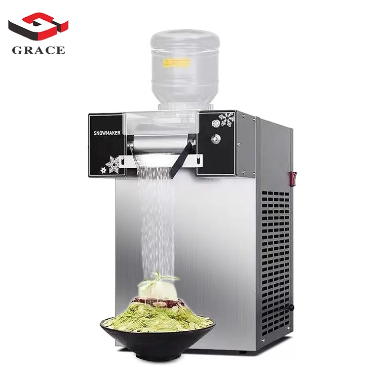 300W Stainless Steel Mini Ice Smashing Electric Crushers & Shavers Snow Cone Machine for Home