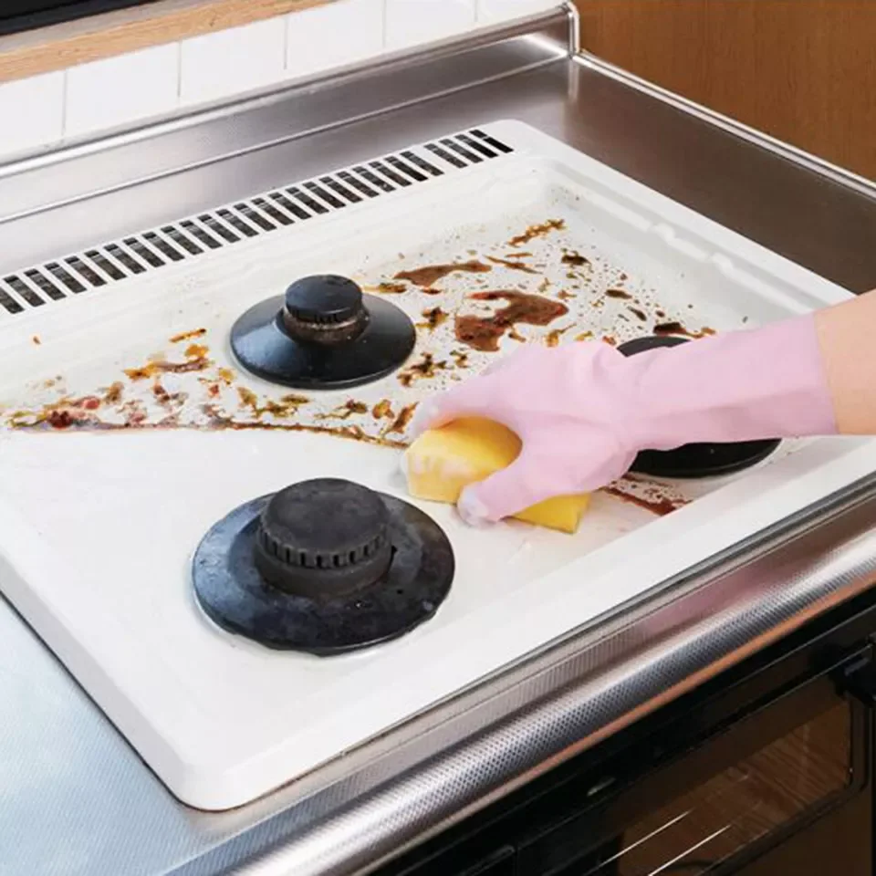 Домашняя кухонная масляная моющаяся кастрюля с черной шкалой удаление грязи полировка специальный технический инструмент для удаления накипи