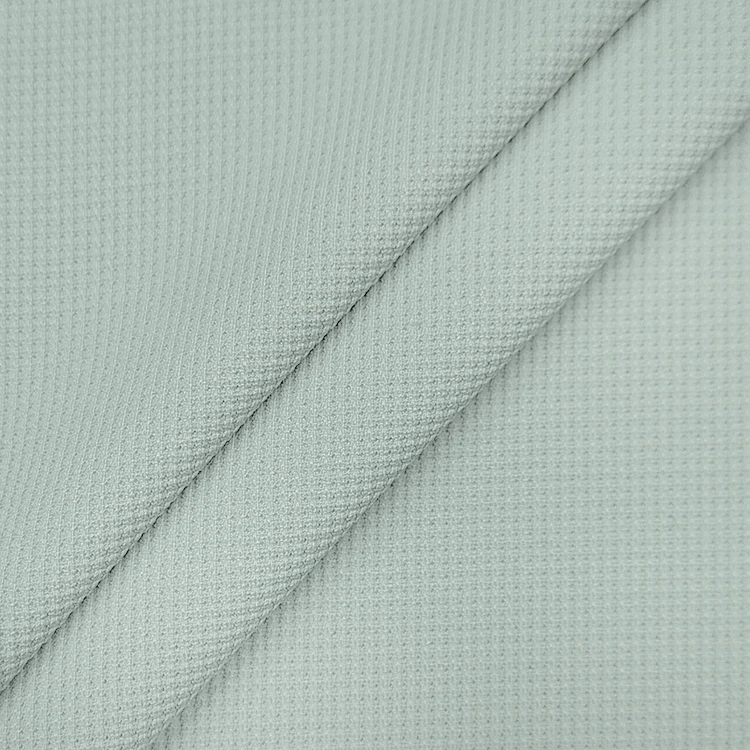 Breathable Solid Activewear Fabrics 82 Nylon 18 Spandex Material Knitted Waffle Fabric For Sale
