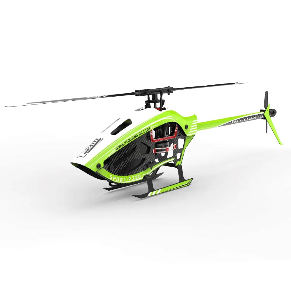 Remote control aircraft helicopter F280 6-Axis Gyro 3D6G Dual Brushless Direct Drive Motor Flybarless RC Helicopter