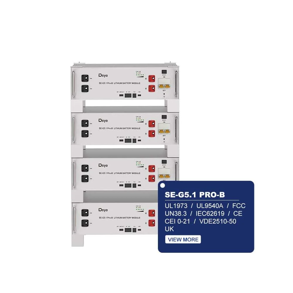 Литиевые батареи Deye Lon Se-g5.1pro-b Lifepo4 Lit Ge-f60-50kw Hybrid M. Rw-m5.3 Kwh (51 2 v 80a 5 32 Kwh)