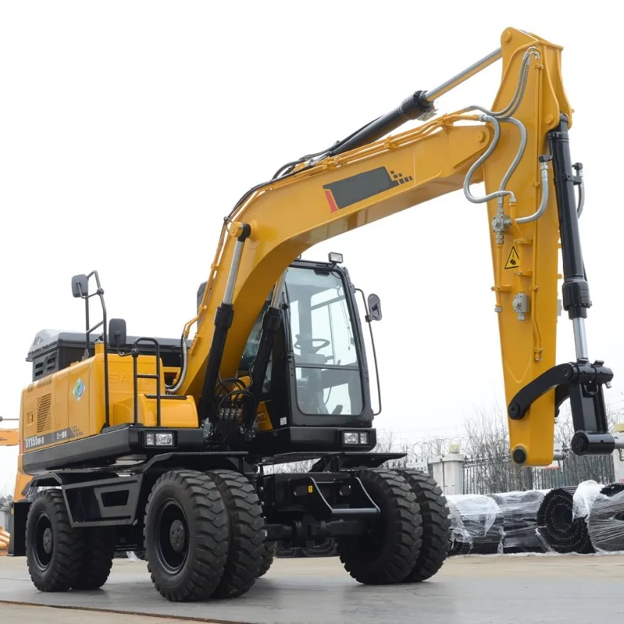 Строительная машина Tier4 F & Stage V 15Ton 0 22-0.7CBM ковш 155HP SY155W колесный погрузчик в наличии для продажи