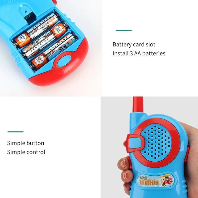 Baby Toys Multifunction Kids Travel Interactive Toy Cartoon Remotely Walkie Talkie Wireless For Outdoor