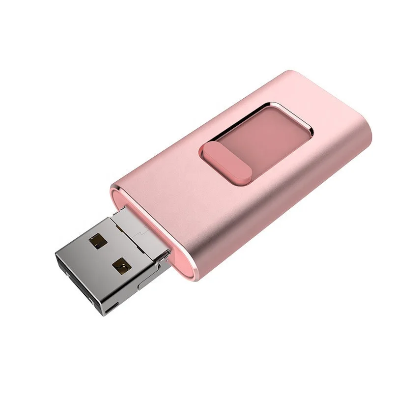 3 in 1 metal otg usb flash drives 1TB USB 3.0 Flash Pen Drive Thumb U Disk Memory Stick Storage for iPhone iPad PC