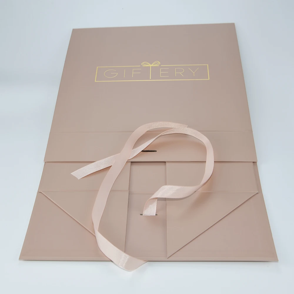 Personalized Geschenkverpakking Virgin Hair Bundles Wig Packaging Box Human Weave Extensions Hair Gift Box with Ribbon Closure