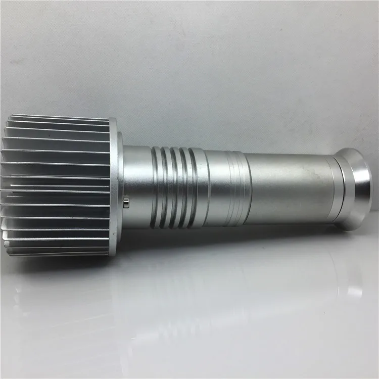 CNC lathe processing  Good Price Aluminum Metal Shell LED Logo Advertising Projection Lamp and silver cover radiator