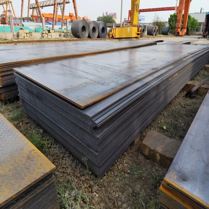 Hot Rolled 5-20mm Building Material Steel Sheet in Coil JIS Certified for Shipbuilding Welding with Bending Cutting Services