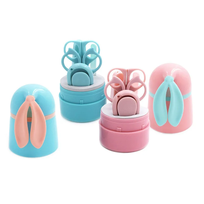 FOCSTAR Lovely Cartoon Big Rabbit Ear Child Baby Manicure Set Nail Care Kit (BTG011)