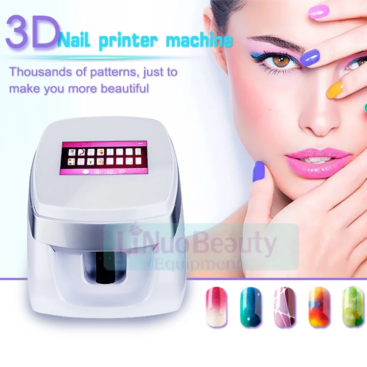  2021 new digital 3d nail printer wifi polish o2 USB
