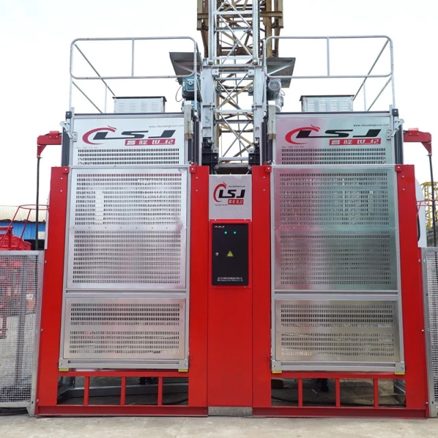 CLSJ Passenger Hoist Mast Section Construction Building Elevator Material Hoist Lift GJJ SC200/200