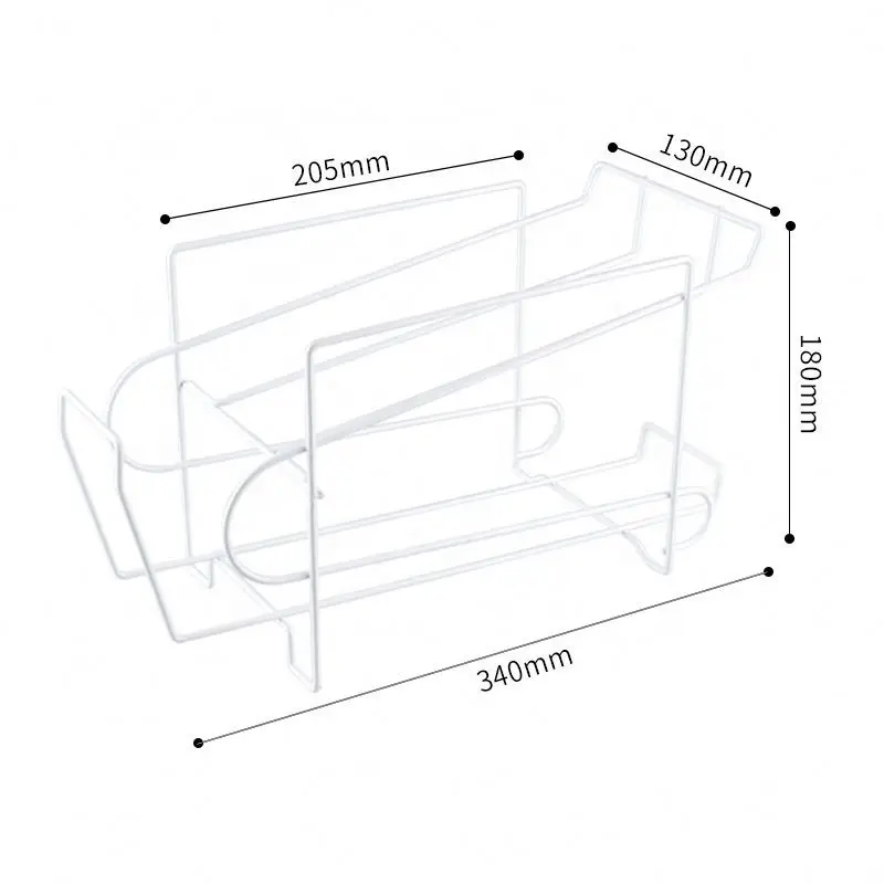 2 tier Metal Stackable Refrigerator Organizer For Drinks Fridge Beverage Cola Beer Storage Holders Can Dispenser Rack