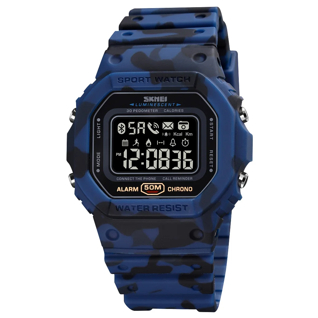 chronograph relogio feminino skmei 1743 black waterproof mens binary watch own logo