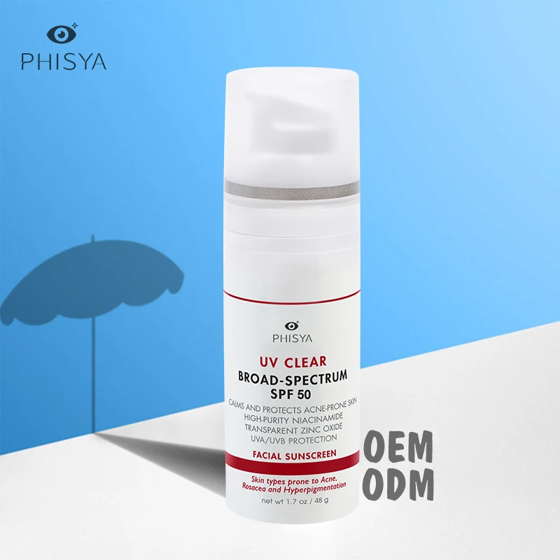 Sensitive or Acne-Prone Skin Oil-free Dermatologist-Recommended UV Clear Broad-Spectrum  SPF 50 PA+++ Facial Sunscreen