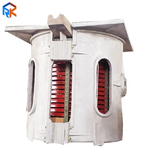 1Ton 800KW electric Induction furnace for melting steel iron copper aluminium