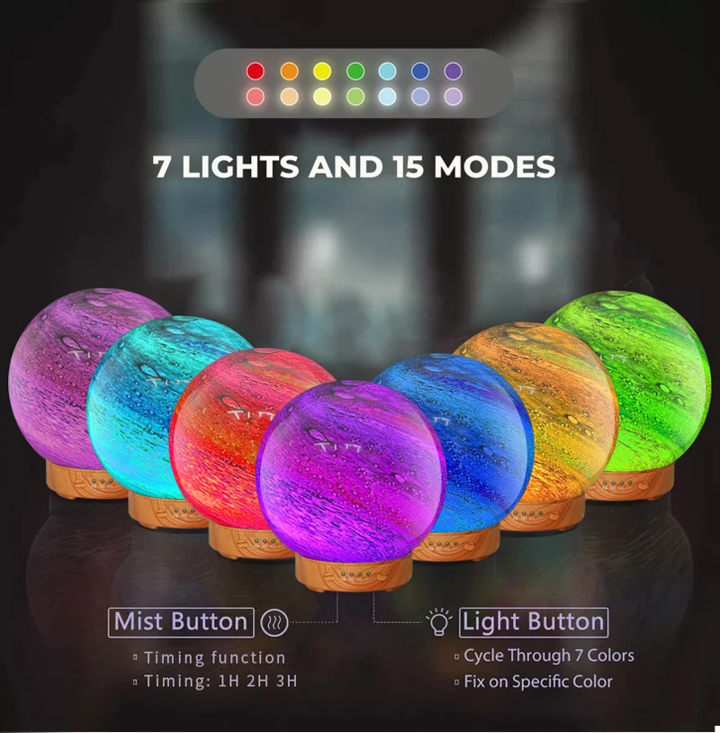 trending products 2022 new arrivals home crystal stones bedroom home aquarium mist maker humidifier air purifier humidifiers