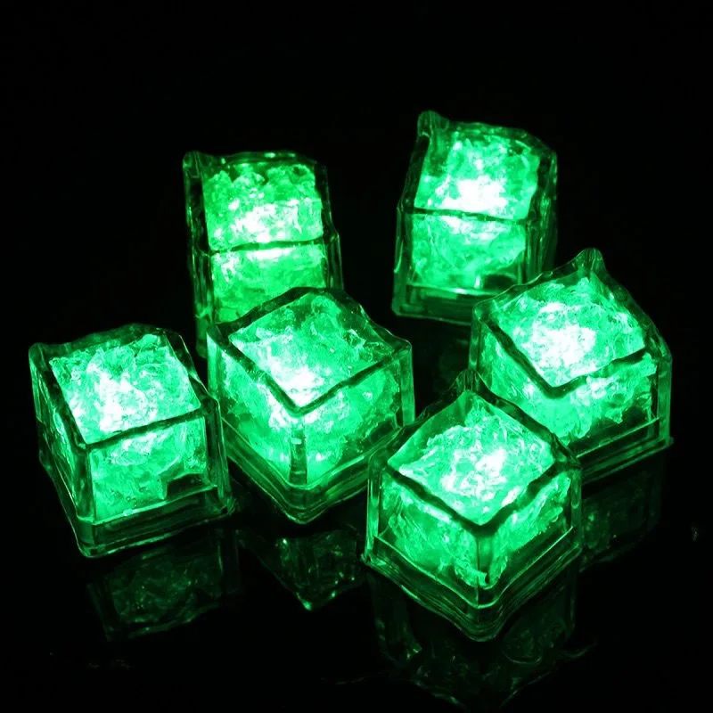 Waterproof Led Ice Cube Multi Color Flashing Glow in The Dark for Bar Club Drinking Party Decoration