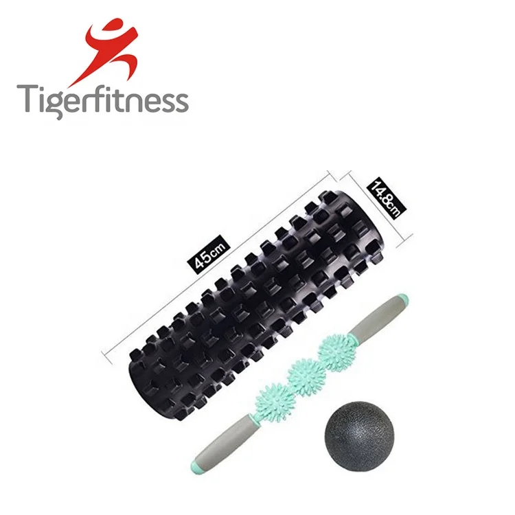 Hot Selling Deep Tissue EVA Black Peanut High Density Foam Roller
