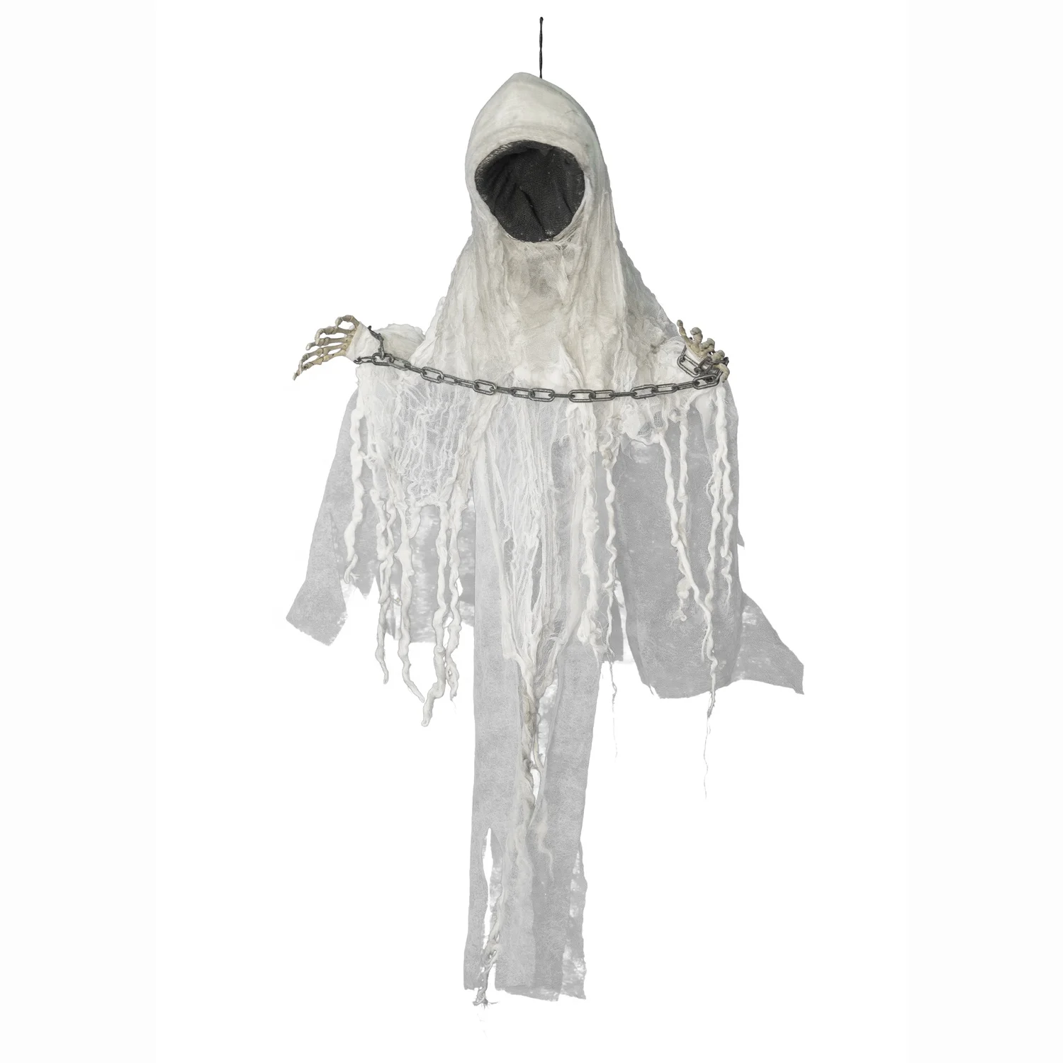 Хэллоуин украшения АНИМАТРОНИКА висит Безликий жнец дом с привидениями страшная Вечеринка реквизит