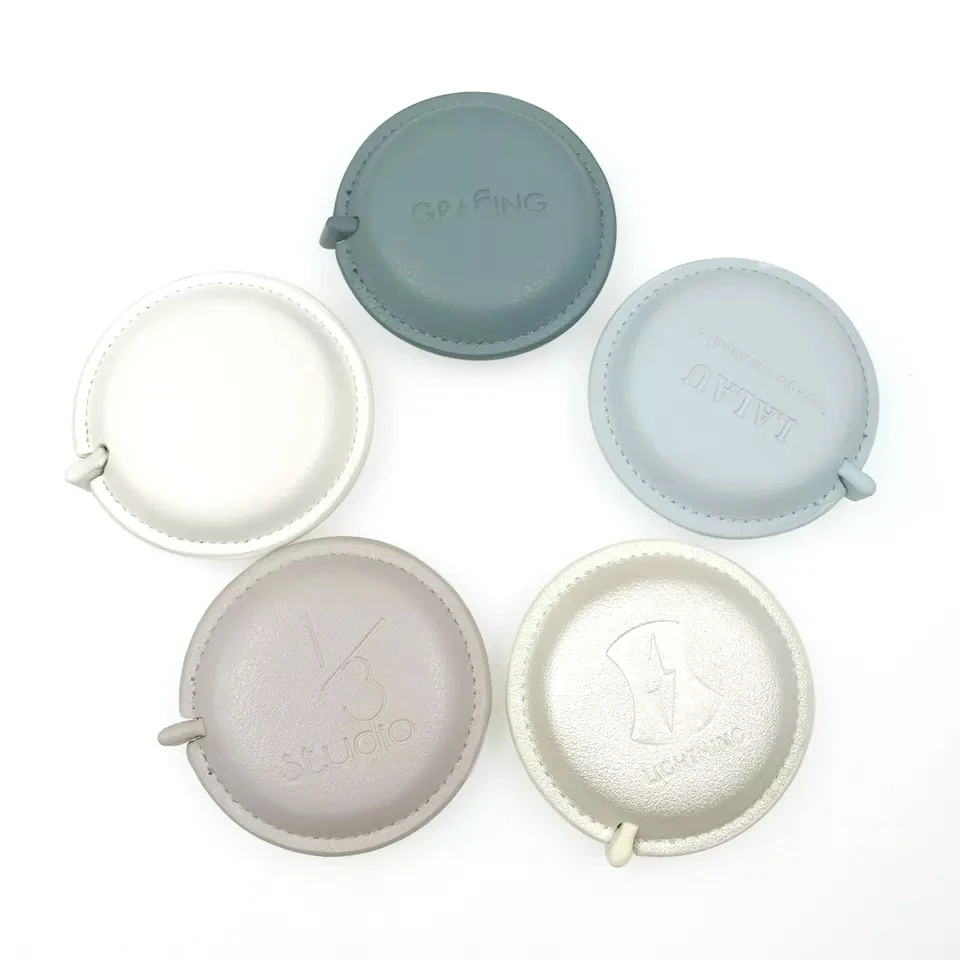 Portable Leather Cover Measuring Tape Retractable Tape Measurement Sewing Fabric Tailor Tape Measure