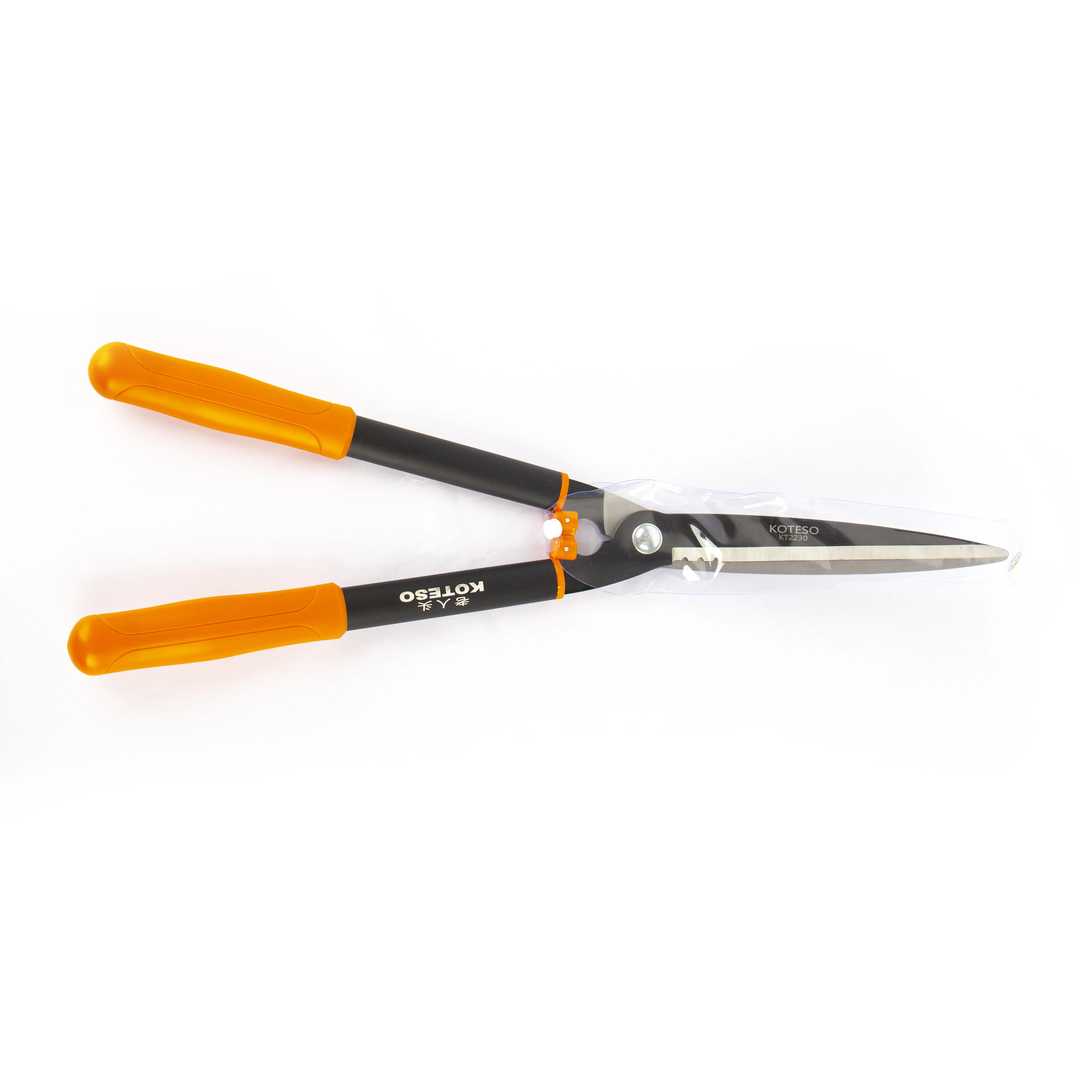 Wave blade long handle garden scissors lopper and grass hedge pruner shears