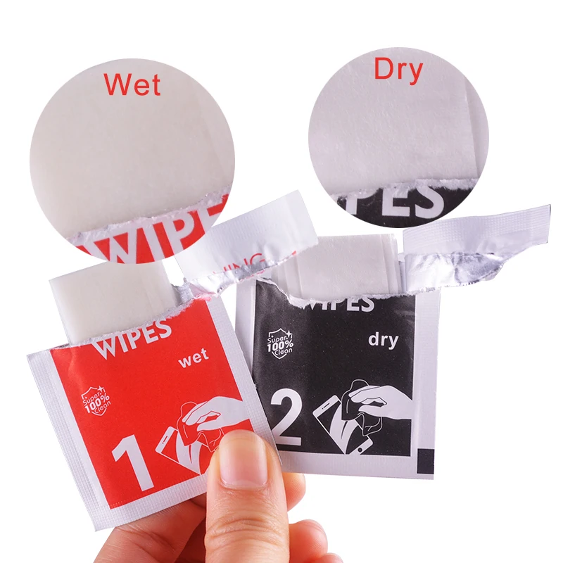 Dust-free Wipe Phone Protector Installation Wet Cloth Mobile Screen Cleaning Wipes