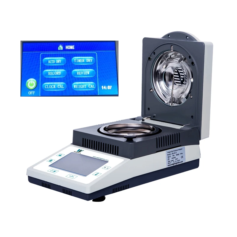 wheat MA-50-1 digital corn cocoa electronic rs232 50g 0.001g 180 heating good paddy grain food moisture analyzer