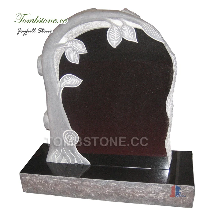 
Gravestone Designs, tree style granite monument 